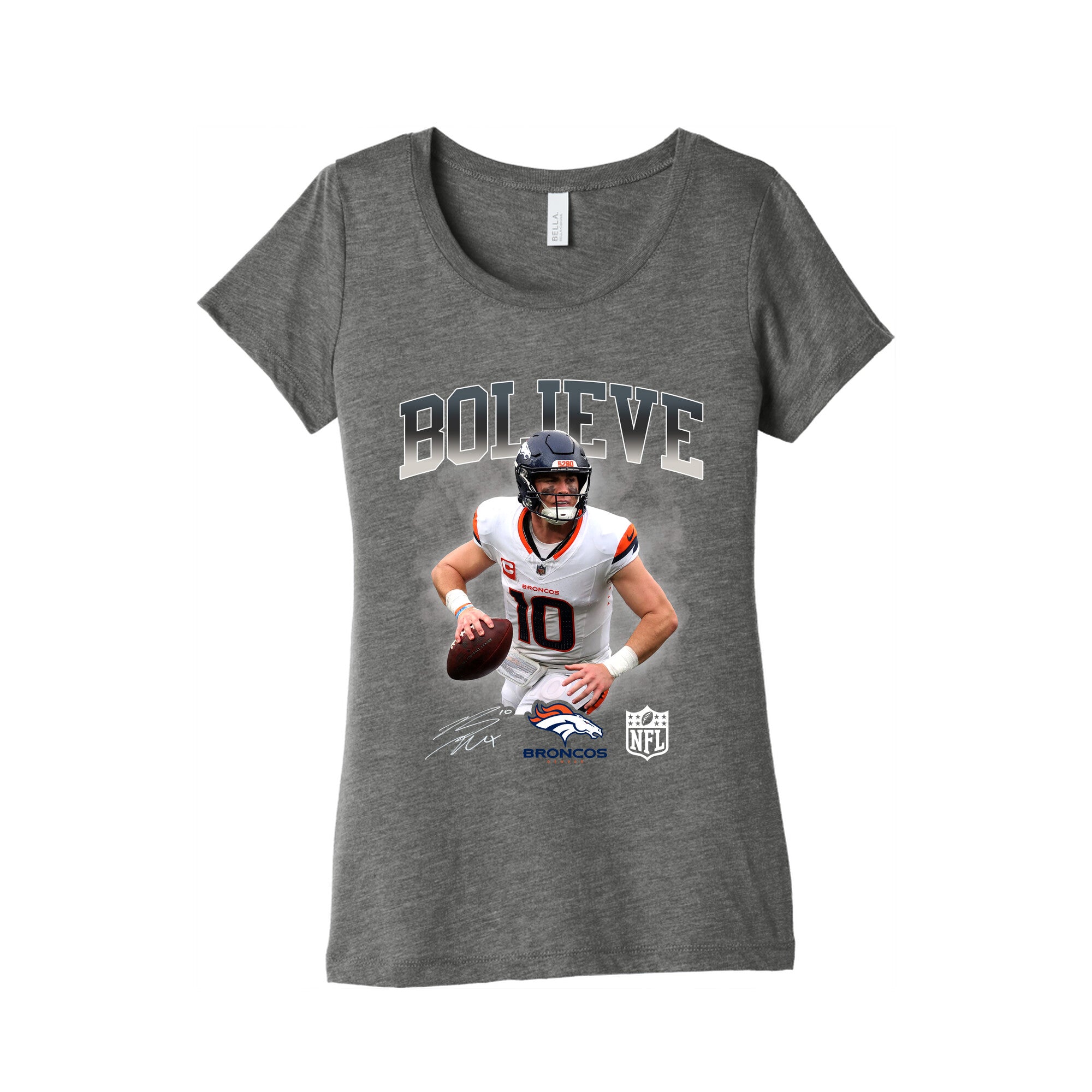 Bo Nix Bolieve Womens Triblend Tee